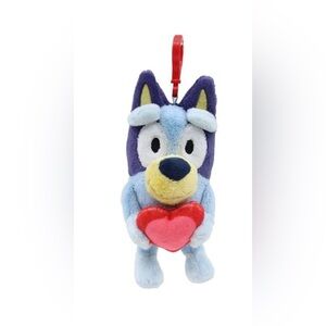 Bluey Plush Keychain 3.5" Valentines #2